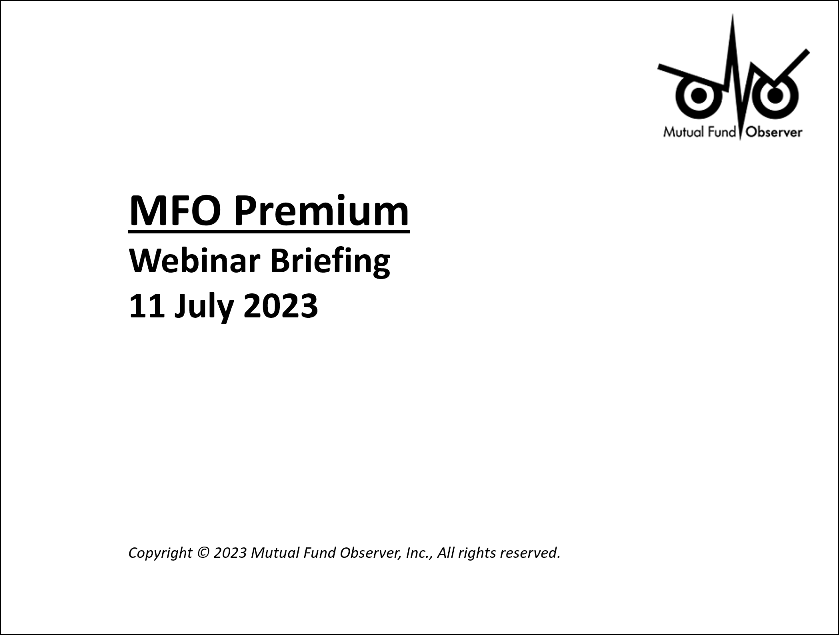 JULY 2023 WEBINAR BRIEFING