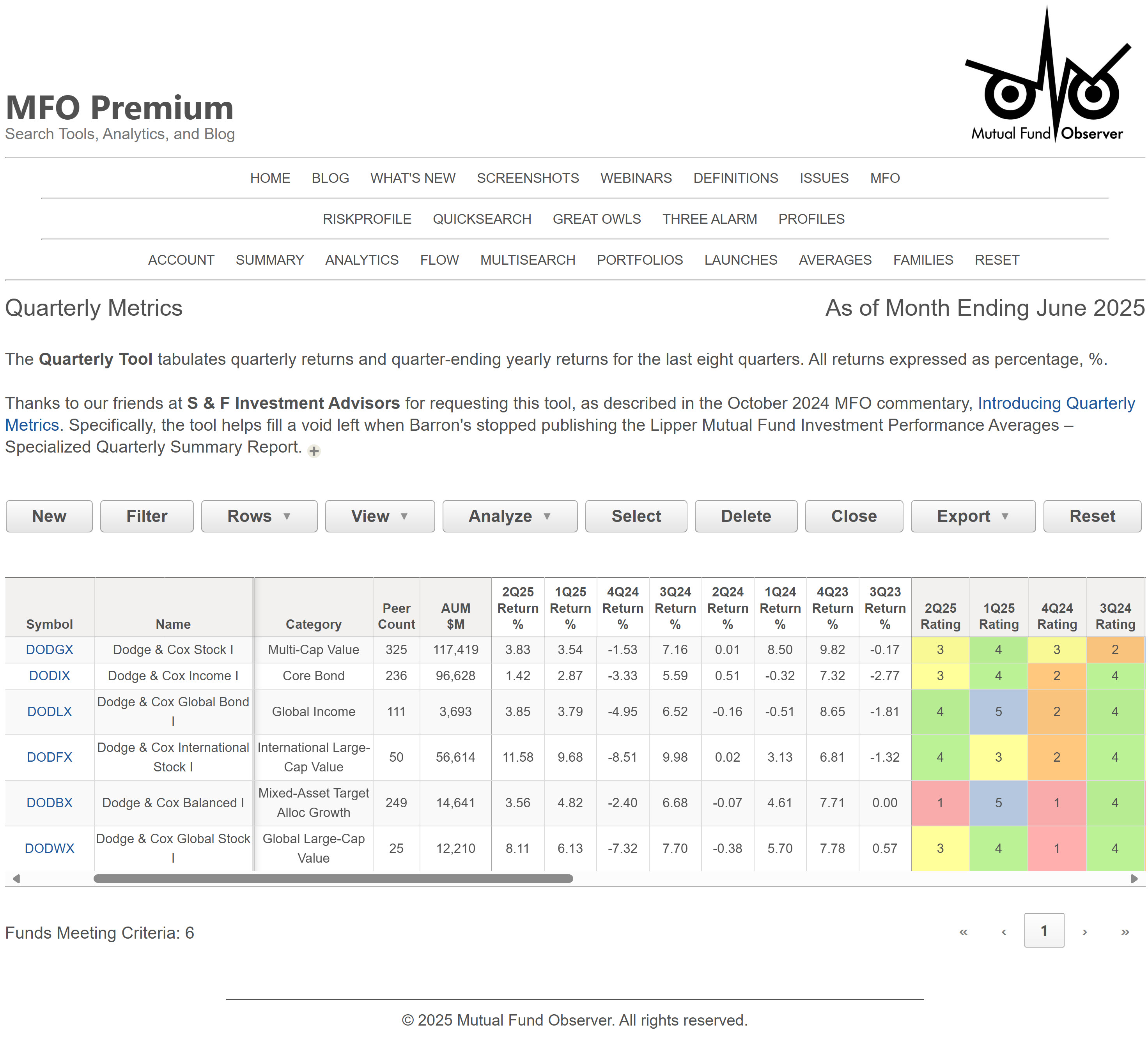 SCREENSHOT - QUARTERLY