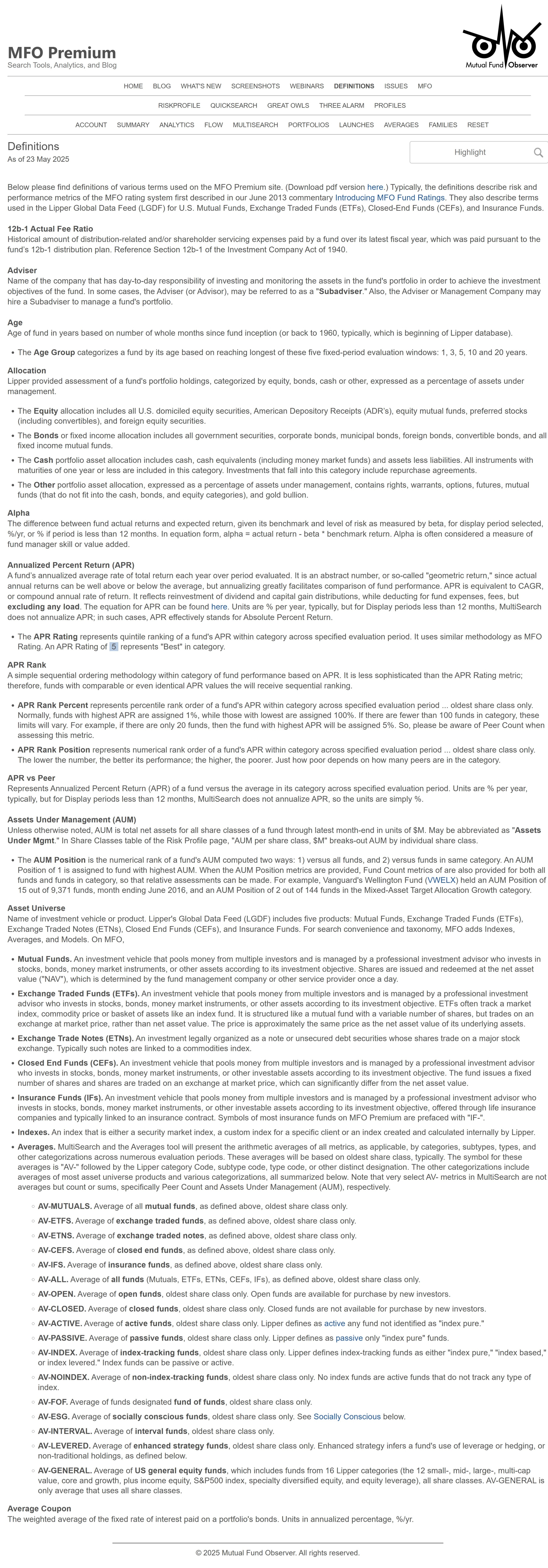 SCREENSHOT - DEFINTIONS